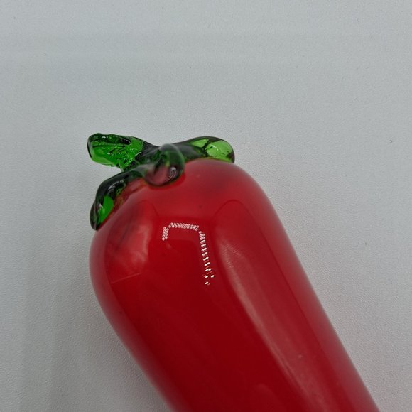 Red Hot Blown Glass Chili Pepper - Picture 3 of 4